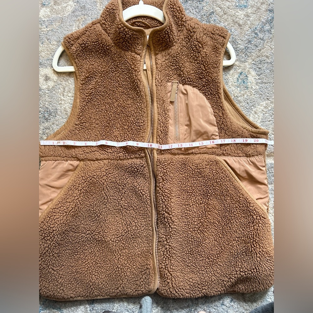 Brown Sherpa/Teddy Fleece Vest